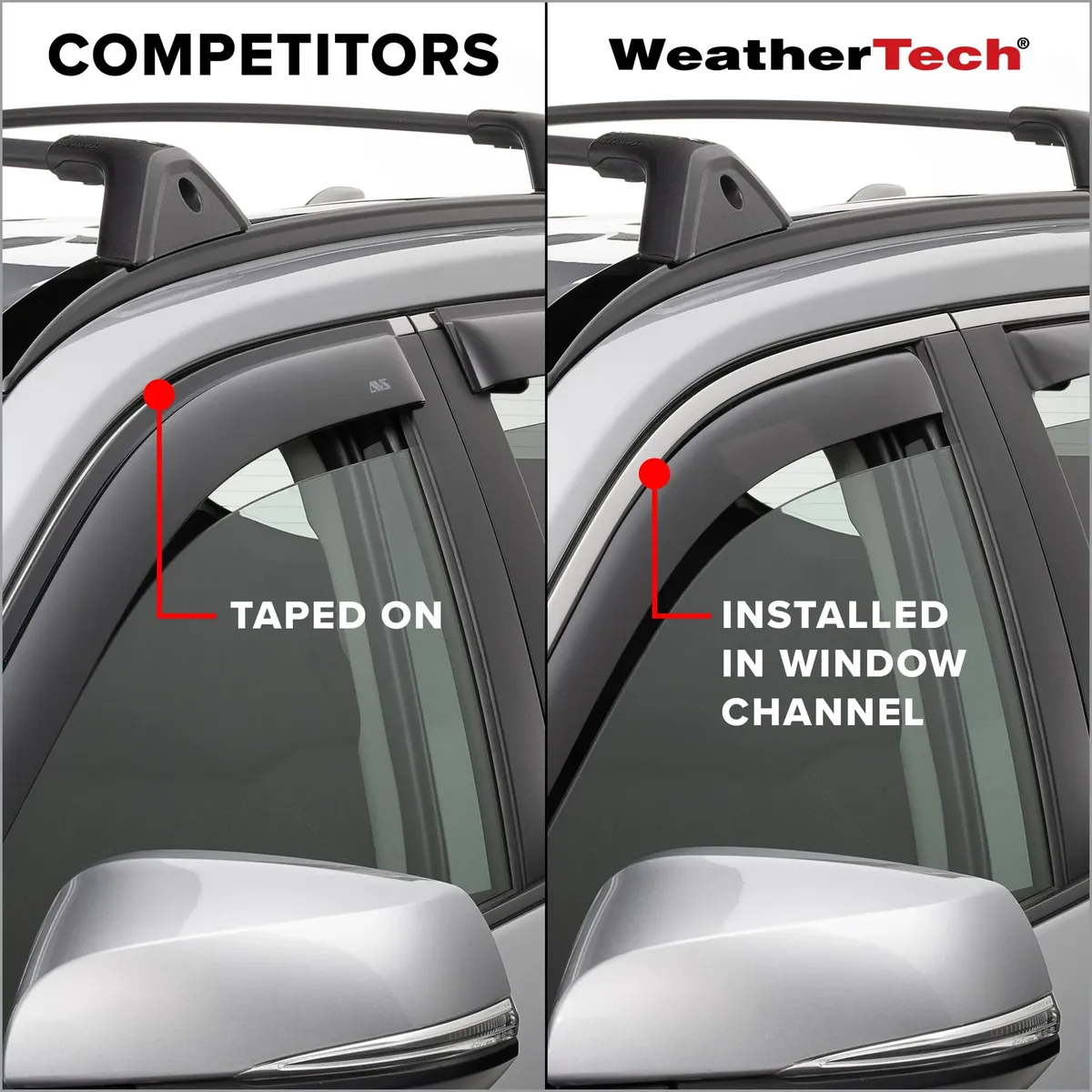 Weathertech Deflectores Ventanas Frontales Cr-v 2007-2011 - Image 4