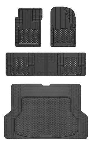 Weathertech Tapetes Recortables Gac Emkoo HEV 1ra+2da Filas+Cajuela
